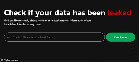 cybernews data leak checker|Use this tool to see if your data has been exposed。